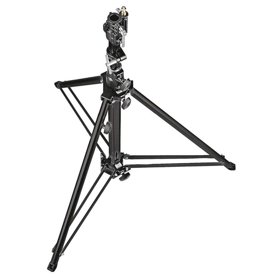 Manfrotto 070BU - Lysstativ for følgespott i svart aluminium