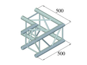 ALUTRUSS Quadtruss QQC-21 - 2way corner 90