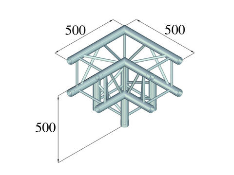 ALUTRUSS Quadtruss QQL-30 - 3 way corner - Bilde 4