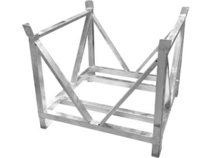 ALUTRUSS Dolly for Steel base plates square 80x80