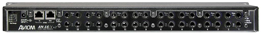 Aviom AN-16/i v2 - 16CH Input Modul - Bilde 3