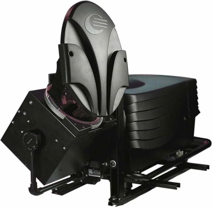 Barco Catalyst Orbital Head for prosjektører i flight