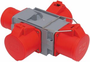 Kabel Strøm 400V - Fordeler fra 32A til 3x32A (3fas)