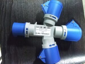 Kabel Strøm 230V - Overgang fra 16A til CEE 3 x 16A CEE