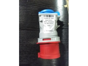 Kabel Strøm 400V - Overgang fra 16A 3 fas til 1xSchuko