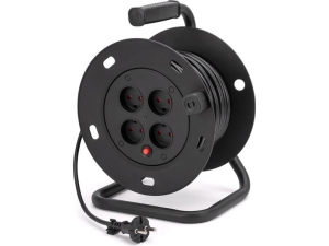 Kabel Strøm Schuko - 25m - Trommel