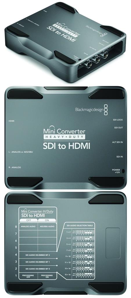 BlackMagicDesign MiniConv SDI to HDMI Heavy Duty