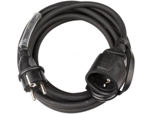 Kabel Strøm Schuko - 10m - Singel 3x1,5mm