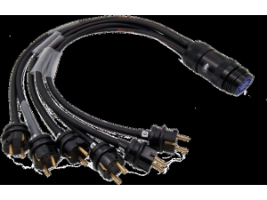 Kabel Strøm Socapex 6 par - Fan In 1 meter