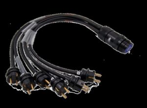 Kabel Strøm Socapex 6 par - Fan In 1 meter
