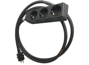 Kabel Strøm Schuko - 05m - Trippel 3x1,5mm