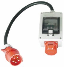 Kabel Strøm 400V - Overgang fra 63A til 32A - 1m Sikret