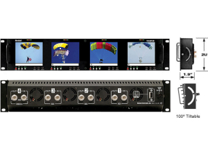 Marshall V-R44DP-SDI quad mon