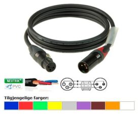 Kabel Signal XLR 3P - 05m