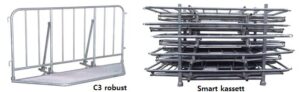 Scene barrikader Type C3 - 2m x 1,2m