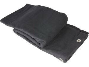 Molton Svart 300g/m2 - 3m x 6m (3m bredde)